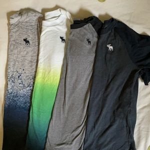 4 Abercrombie Kids tees size 11/12